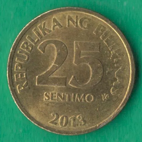 25 сентімо 2013 року Філіппіни [КВ] Ціна