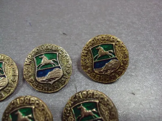 знак герб древняя русь красноярск лот 5 шт №3242 Де купити