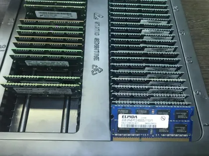 фото, Оперативная память DDR3 2Gb Elpida 2Gb 2Rx8 PC3-8500S-7-10-F1