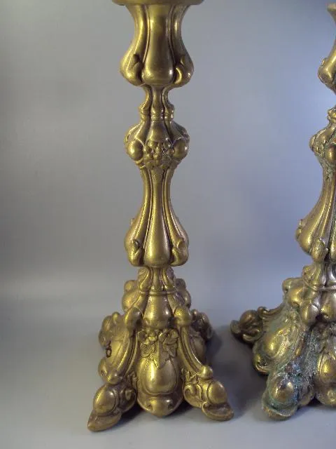 Подсвечники пара подсвечник Варшава высота 25-26 см лот 2 шт (№1525) №10626 Продаж