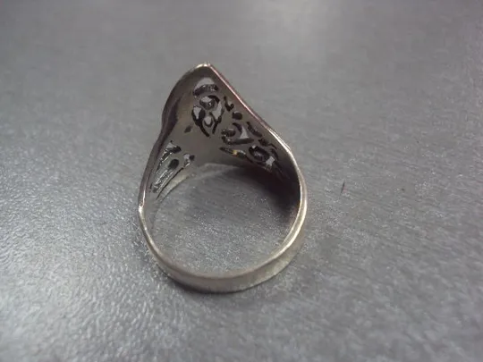 Купити кольцо серебро 925&quot; эмираты 3,87 г 17,5 размер №15043