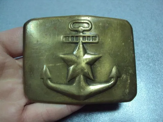 милитария моряк матрос пряжка якорь ссср №2645 Продаж