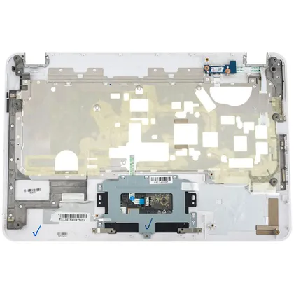 фото, Середня частина корпусу для ноутбука HP (Pavilion DV6-3000) без клавіатури, біла