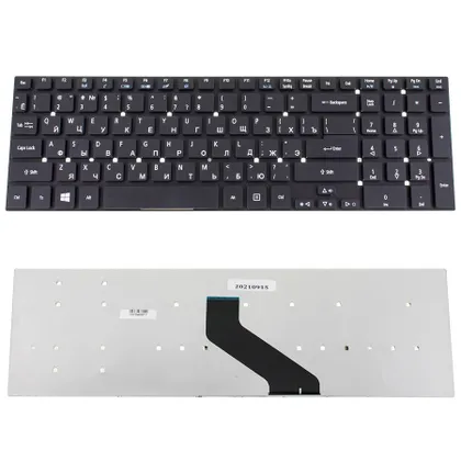 фото, Клавіатура для ноутбука ACER (AS: 5755, 5830, E1-522, E1-532, E1-731, V3-551, V3-731) rus, black, без фрейма (оригінал)