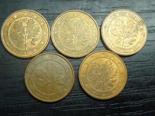 2 євроцента 2006 Німеччина (всі монетні двори) Ціна