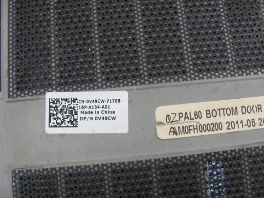 номер0200-39 сервісна кришка,Сервісна кришка для ноутбука,Корпус,Дно,Панель доступу,Кришка доступу,service cover 0V45CW AM0FH000200 для Dell Latitude E6520 оригінал Продаж