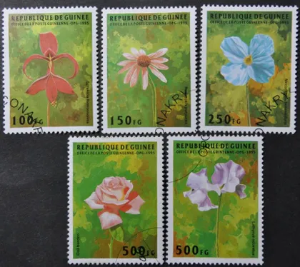 фото, Гвинея Флора Цветы 1995