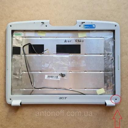 фото, Кришка рамка матриці Acer Aspire 5920 / TSA3DZD1LCTN оригінал з розборки