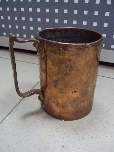 Кружка медь высота 15 см, диаметр 11,2 см (№1264) №11393 Продаж