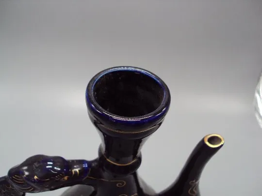 Графин штоф кувшин чайник фарфор кобальт дракон высота с крышкой 30,5 см, без 26 см №14051 Інтернет-аукціон