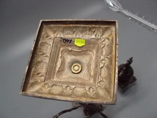 Подсвечник мельхиор канделябр на пять свечей высота 24,5 см (№1438) Характеристики