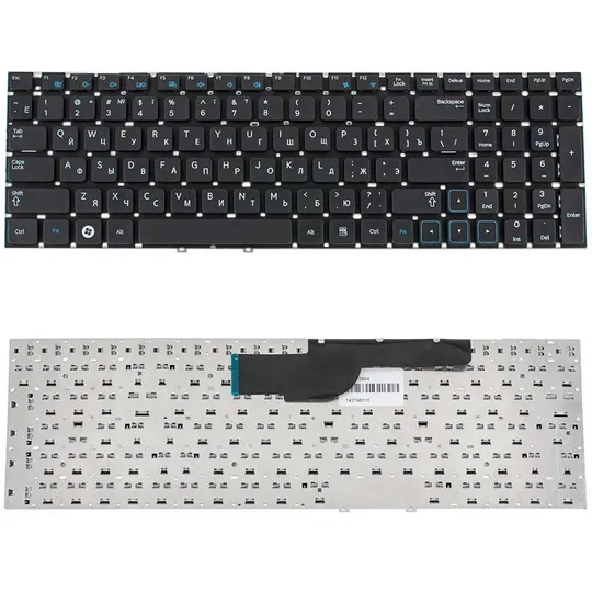 Купити Клавіатура для ноутбука SAMSUNG (NP300E5, NP300V5, NP305E5, NP305V5 series) rus, black, без фрейма
