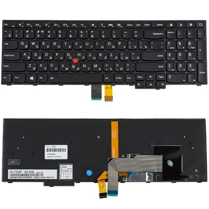 фото, Клавиатура для ноутбука LENOVO (ThinkPad: X13 Gen 2) rus, black, подсветка клавиш
