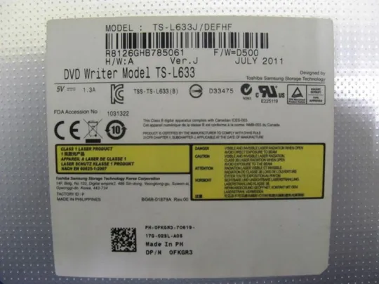 №53-19 DVD-привод TS-L633 для DELL XPS 15 оригінал Де купити