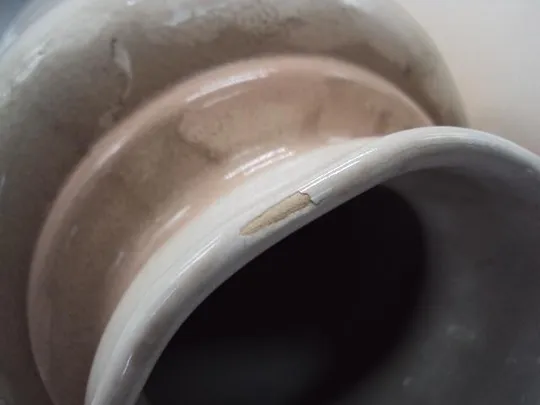 Ваза фаянс узор цветы розы вазы лот 2 шт высота 37,5 см, диаметр 11,5 см (сколы) №13707 Характеристики