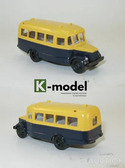 фото, КАВЗ-651А (ПАЗ-651) автобус общего назначения 1958 г. - 1:87 H0