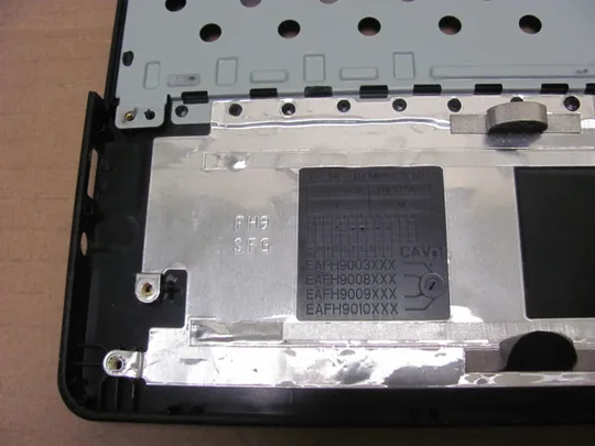 номер0967-23 кришка корпус топкейс Верхняя панель палмрест cover-C тачпад 33FH9TCJV0 для Fujitsu LifeBook A557 A357  оригінал Торговий майданчик