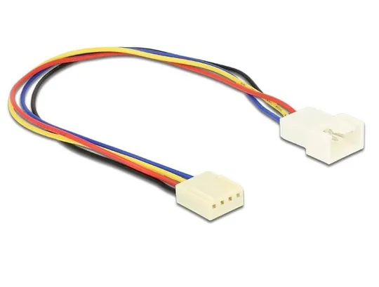 Кабель живлення-подовжувач FanPower 4p M/F Lucom (62.09.8341) 0.2m AWG22 PWM Ціна