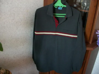 фото, Свитер мужской, Производство Испания, размер-56-58 [XXL] ткань плотная [весна-осень]