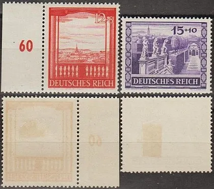 фото, 1941 - Рейх - Ярмарок у Відні Mi.804-805 *