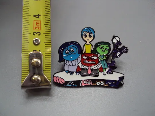 Купити Значок пін мультфільм Головоломка Думками навиворіт Inside Out пульт управління знак брошка №18485