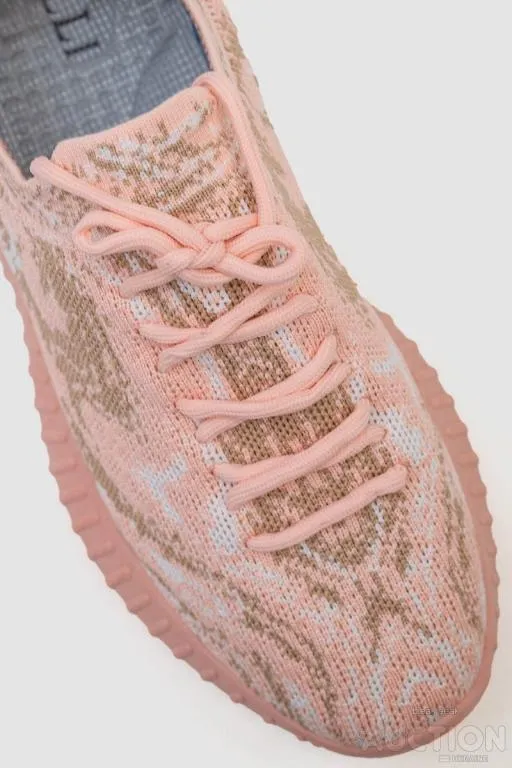 Купити Кеди женские на шнурках 248R317-12, цвет Розовый