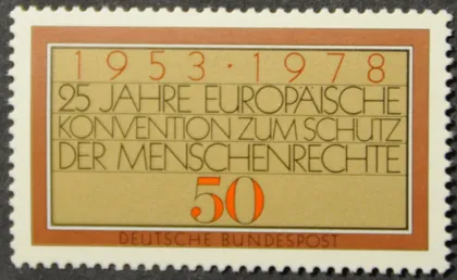 фото, ФРГ 25 лет Декларации прав человека 1978