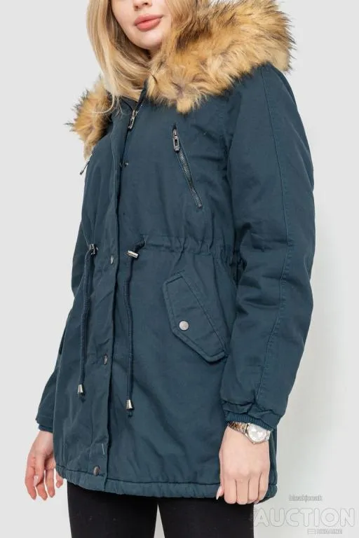 Парка женская зимняя, цвет темно-зеленый, 244R6912 З аукціону