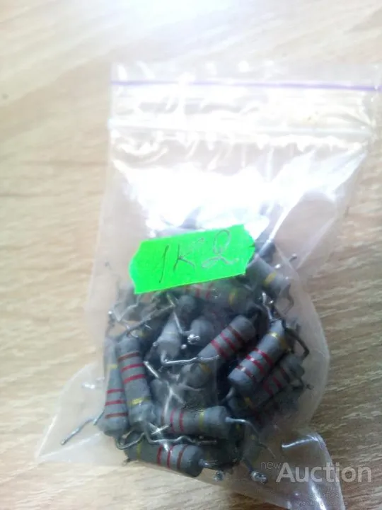 РЕЗИСТОРИ 1,2ком імпорт 10шт Інтернет-аукціон