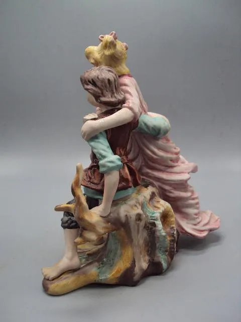 Фигура фарфор Румыния влюбленные парень и девушка Счастливая парочка ROCERAM Alba iulia 24 см №14190 Інтернет-аукціон