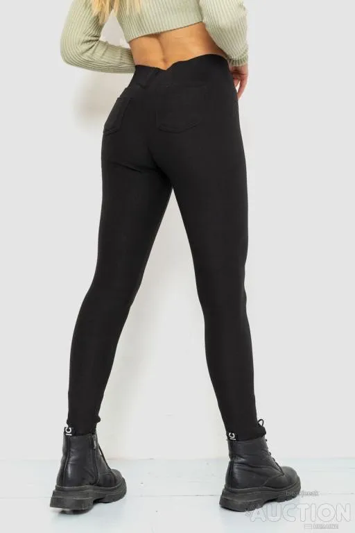 Лосины на флисе, цвет черный, 131R152760 Продаж