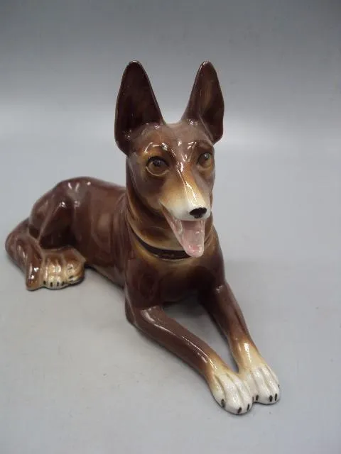 Фигура фарфор статуэтка Германия GH &amp; co Grafenthal собака овчарка собачка овчарка 13,5х21 см №14217 Недорого