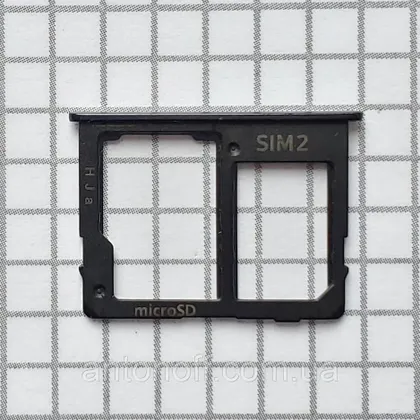фото, Тримач сім карти Samsung J610F Galaxy J6 Plus 2018 синій оригінал з розборки