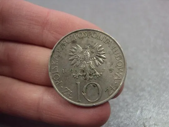 монета польша 10 злотых 1975 мицкевич №9701 З аукціону