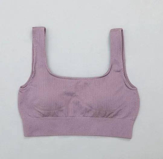 Комплект для фитнеса топ и леггинсы 11817 S темно-розовый З аукціону