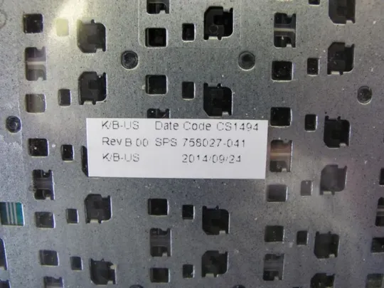 №114-2 клавіатура робоча 758027-041 для HP 355 G2 оригінал З аукціону