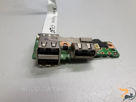 USB роз&#039;єми для ноутбука Acer Aspire 6935, *6050A2187801-USB-A03, б/в Ціна