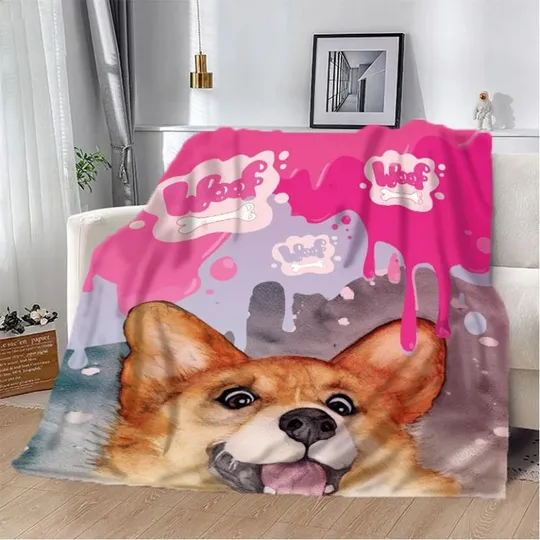 Плед 3D Корги 20222334_B 10615 135х160 см Ціна