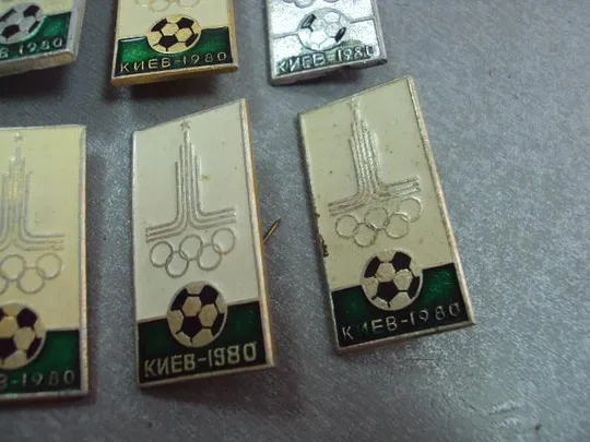 знак олимпиада москва 1980 футбол киев лот 8 шт №5150 Де купити