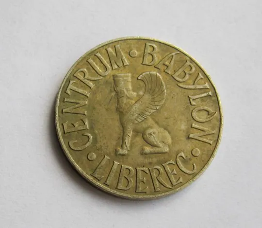 Купити ЖЕТОН ИГРАЛЬНЫЙ = 1/4 CTVRTAK = CENTRUM - BABYLON - LIBEREC =