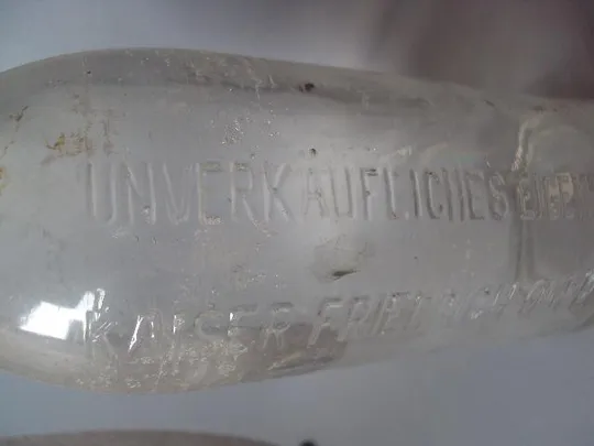 бутылка unverkaufliches eigentum kaiser friedrich quelle высота 26,5 см (№ 766) Продаж