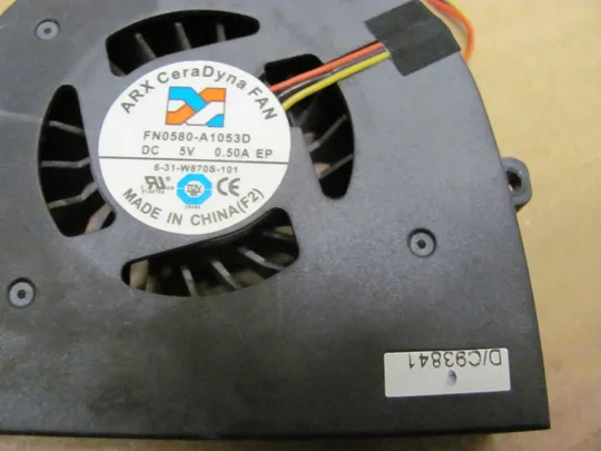 555-8 Вентилятор (кулер, FAN) для Clevo W87CU оригінал Інтернет-аукціон