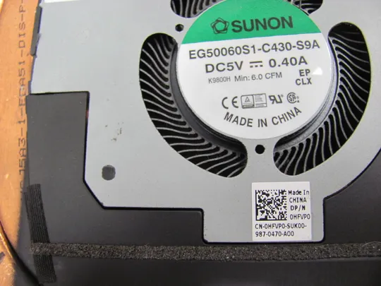 862-20 система охолодження AT2JX001SSL  05R2HY для Dell Latitude 5500 5510 5511 Precision 3540 3541 3551 оригінал Недорого