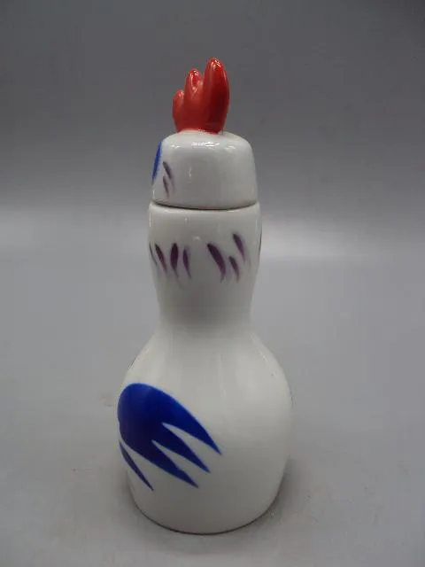 Штоф фарфор ЛФЗ фигура петух ликерница петушок высота 15,5 см №121 Недорого