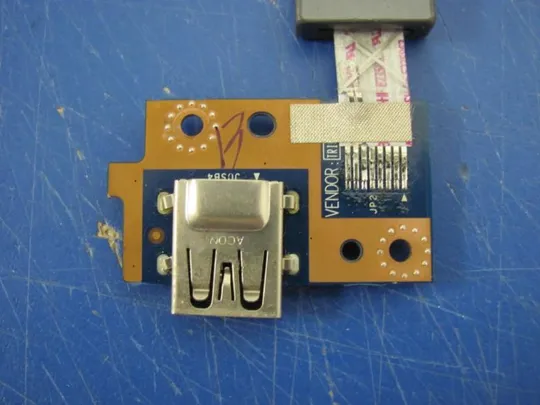 №139-5 Плата з USB LS-9102P 0XFKH2 NBX00019U00 для DELL INSPIRON 17 3721 3521, 3531, 3537, 5521, 5537 оригинал З аукціону