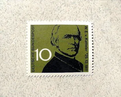 фото, Поштова марка Німеччина ФРН " Особистості " 1961 рік **