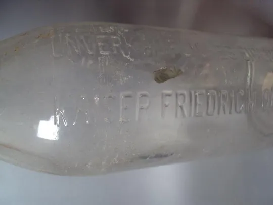 бутылка unverkaufliches eigentum kaiser friedrich quelle высота 26,5 см (№ 766) Характеристики