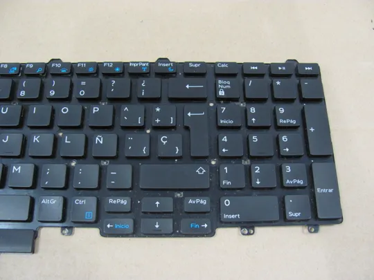 630-14 клавіатура з підсвіткою 0HYRF9 02R2P6  для Dell Precision 7510 7520 P53F оригінал Де купити