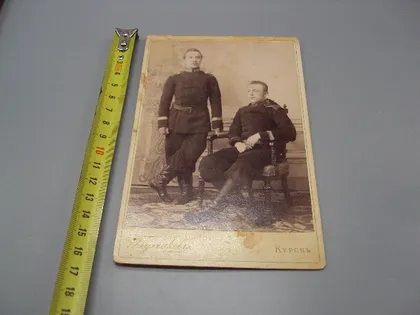 фото, Фотография портрет Булгаковъ Курскъ униформа военные форма риа Булгаков курск №18665ч