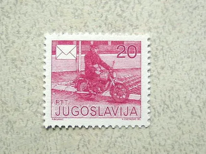 фото, Поштова марка Югославія 1986 рік **